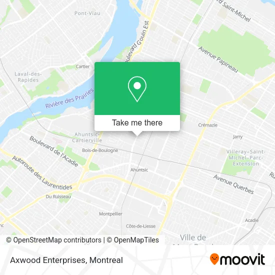 Axwood Enterprises map