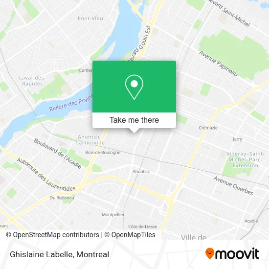 Ghislaine Labelle map