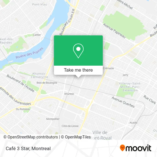 Café 3 Star map