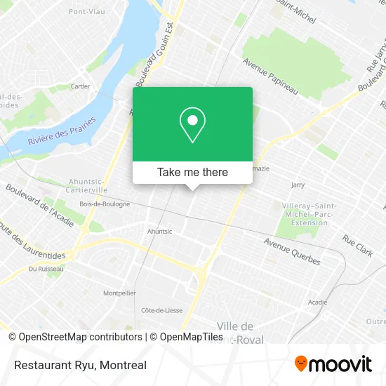 Restaurant Ryu map