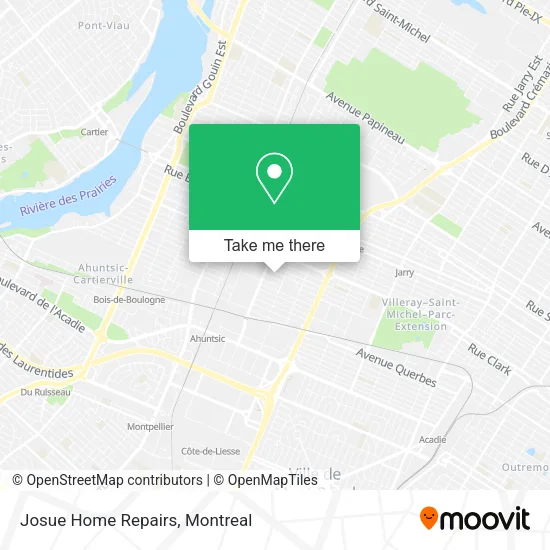 Josue Home Repairs map