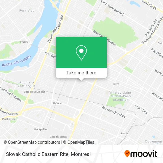 Slovak Catholic Eastern Rite map