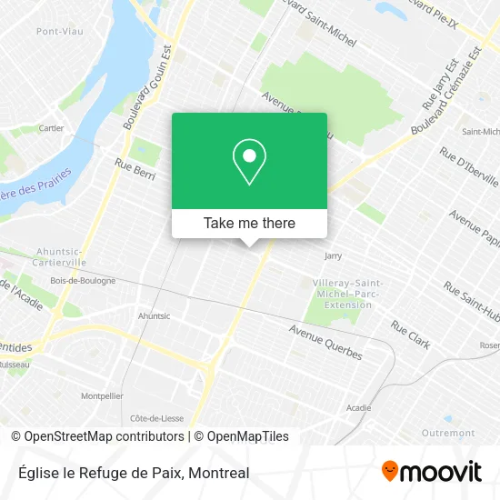 Église le Refuge de Paix map