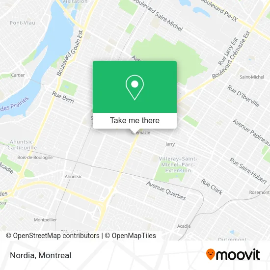 Nordia map