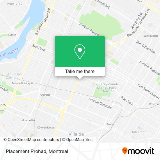 Placement Prohad map