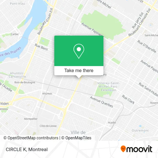 CIRCLE K map