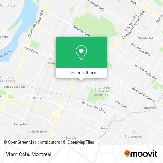 Vlam Café map