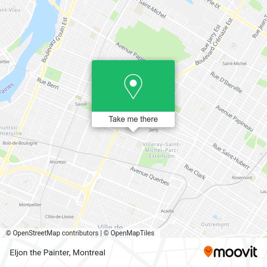 Eljon the Painter map