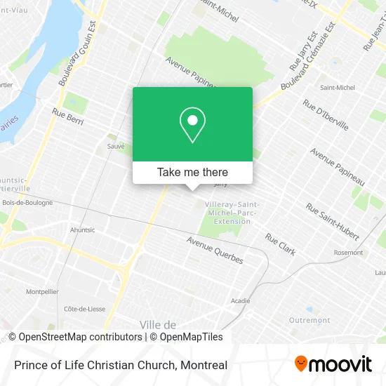 Prince of Life Christian Church map