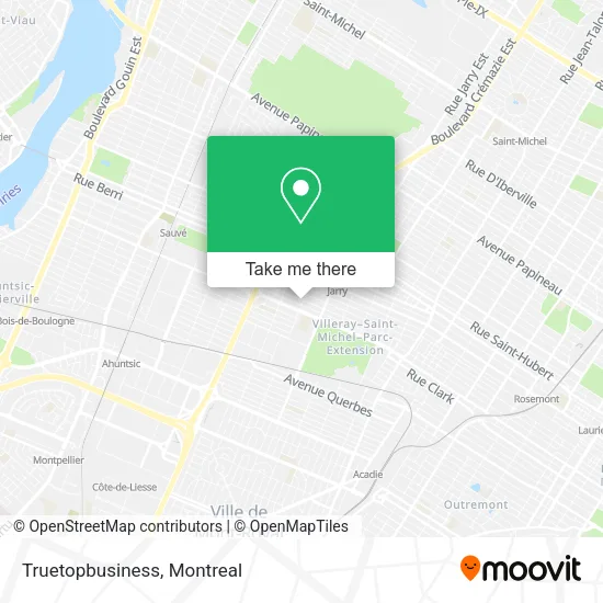 Truetopbusiness map