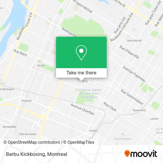 Barbu Kickboxing map