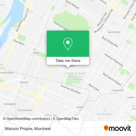 Maison Propre map