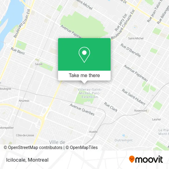 Icilocale map