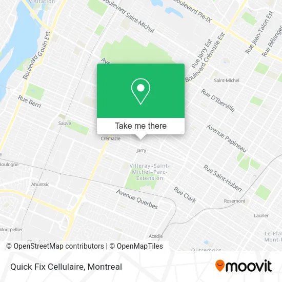 Quick Fix Cellulaire map