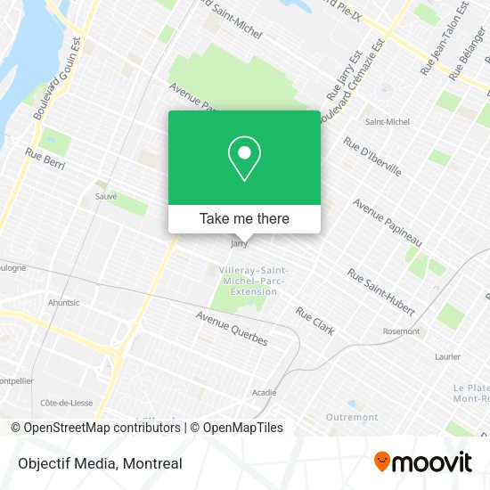 Objectif Media map