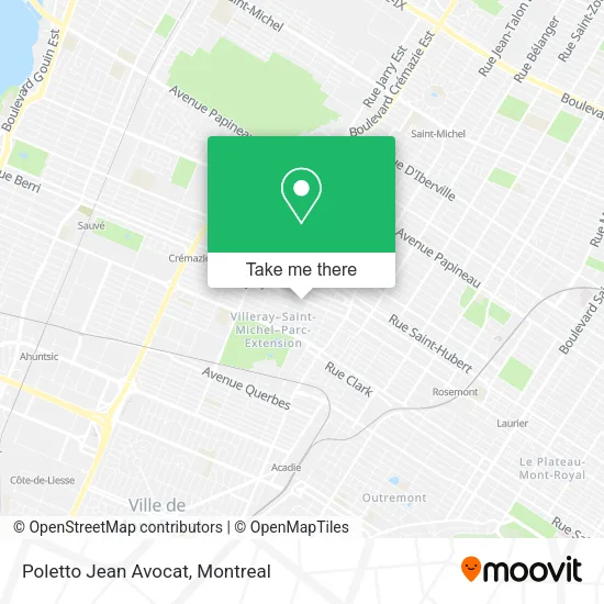 Poletto Jean Avocat map
