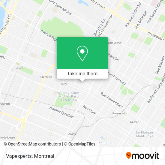 Vapexperts map