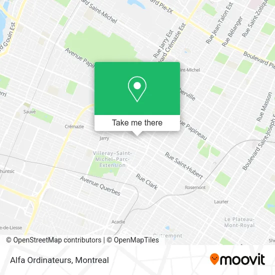 Alfa Ordinateurs map