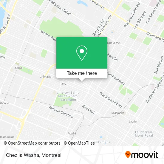 Chez la Washa map