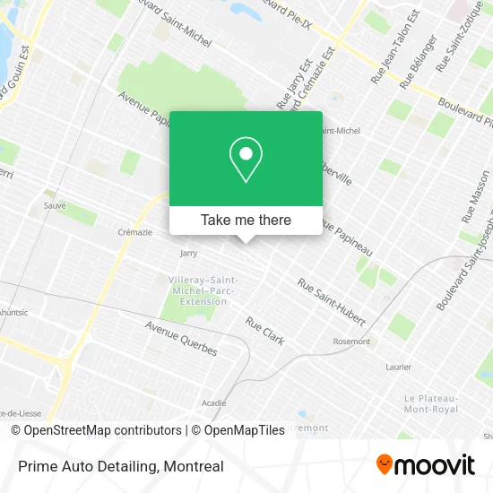 Prime Auto Detailing map