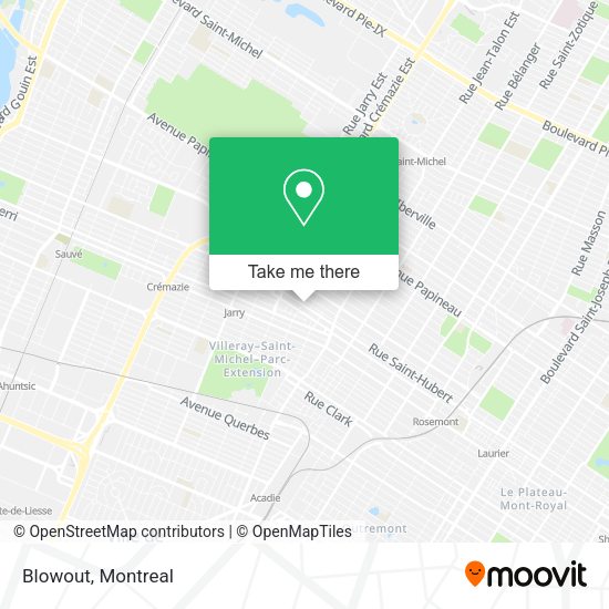 Blowout map