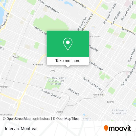 Intervia map