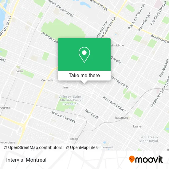Intervia map
