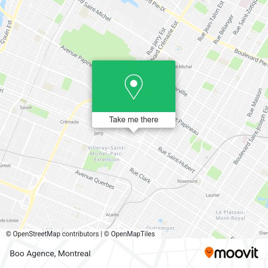 Boo Agence map