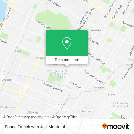 Sound French with Jes map