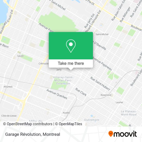 Garage Révolution map