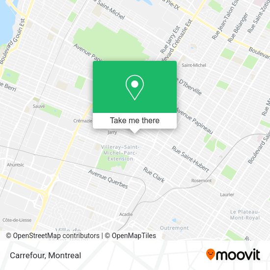 Carrefour map