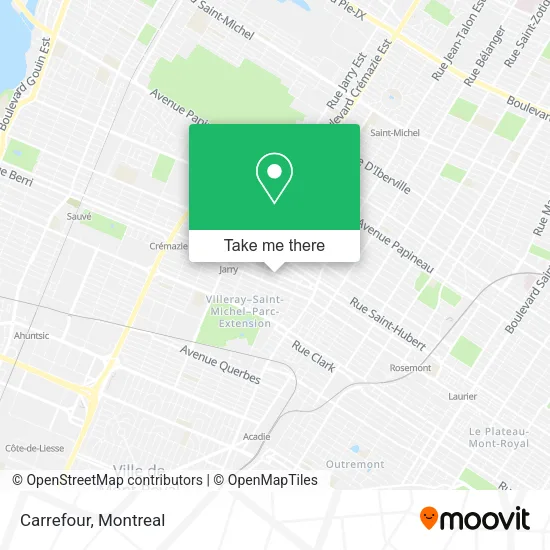 Carrefour map