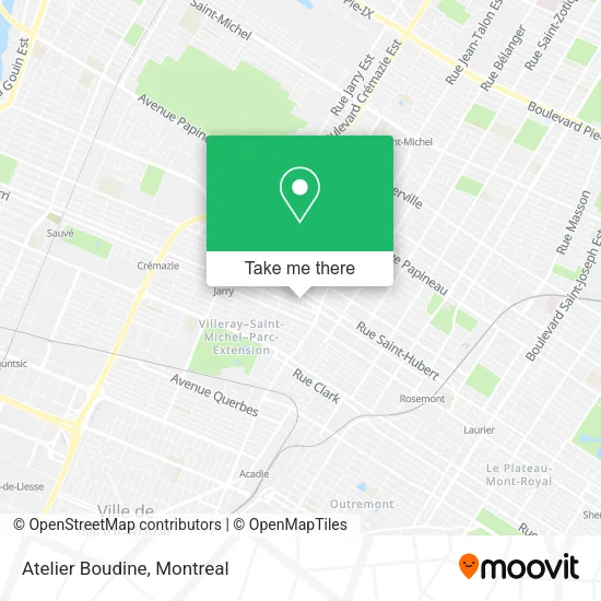 Atelier Boudine map