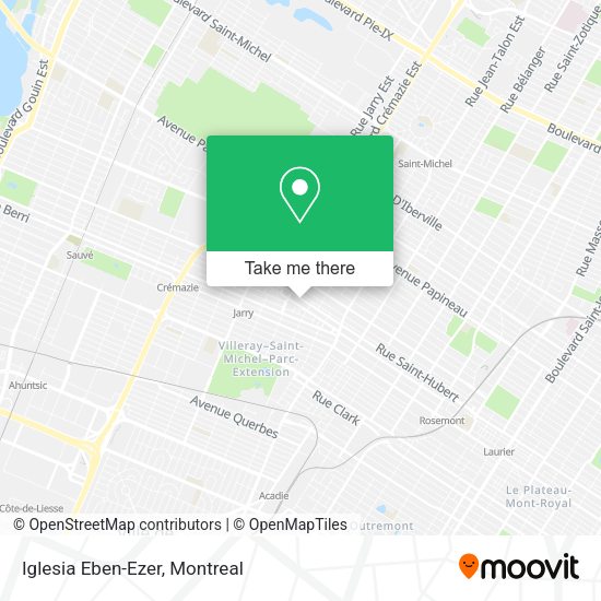 Iglesia Eben-Ezer map