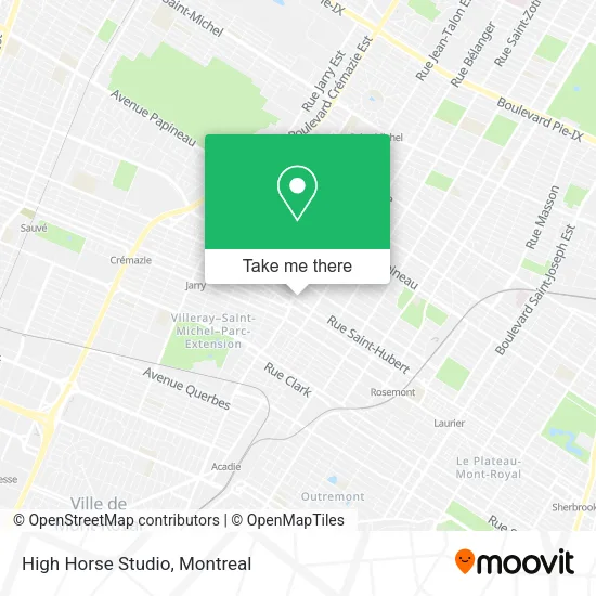 High Horse Studio map