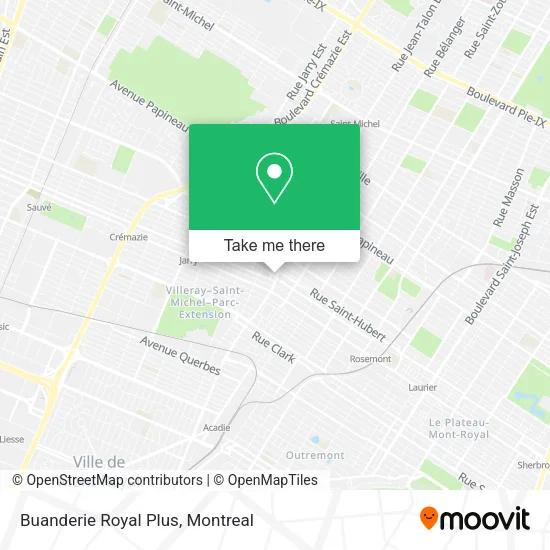 Buanderie Royal Plus map