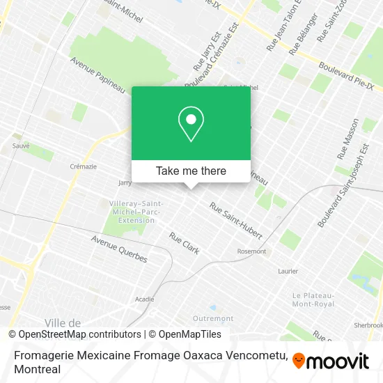 Fromagerie Mexicaine Fromage Oaxaca Vencometu map