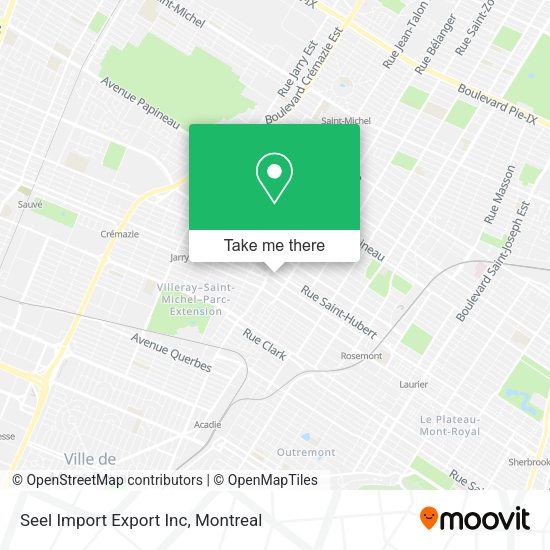 Seel Import Export Inc map
