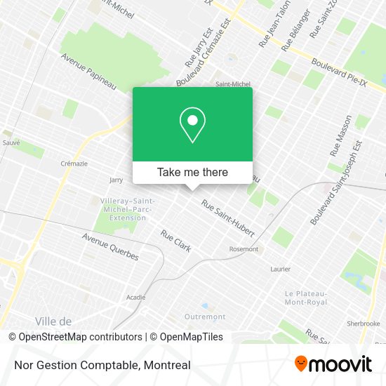 Nor Gestion Comptable map