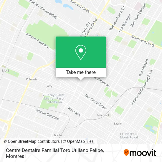 Centre Dentaire Familial Toro Utillano Felipe map