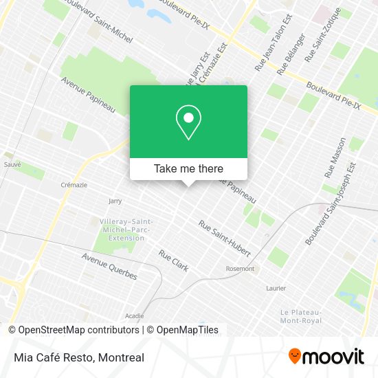 Mia Café Resto map