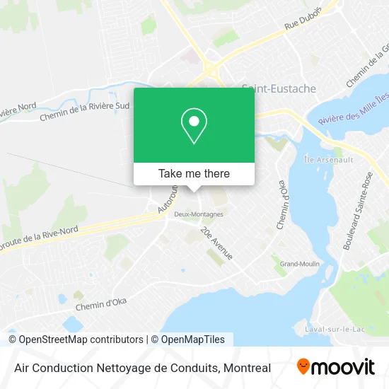 Air Conduction Nettoyage de Conduits map
