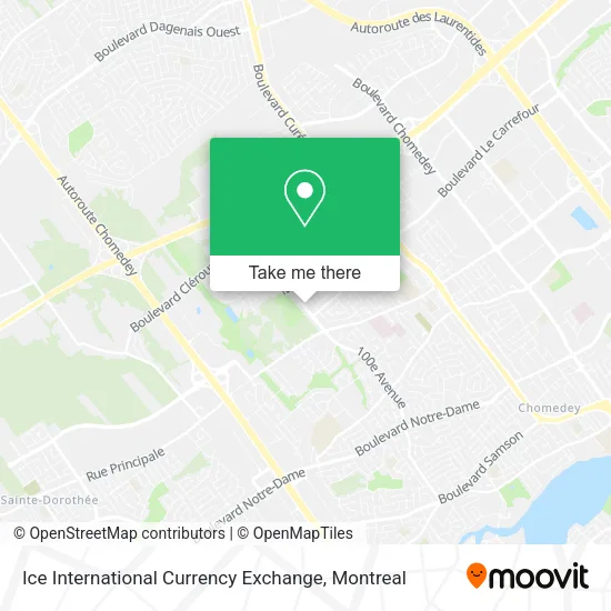 Ice International Currency Exchange map