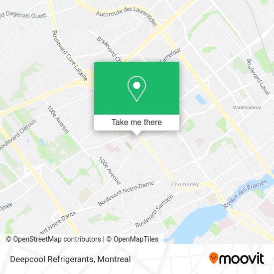 Deepcool Refrigerants map