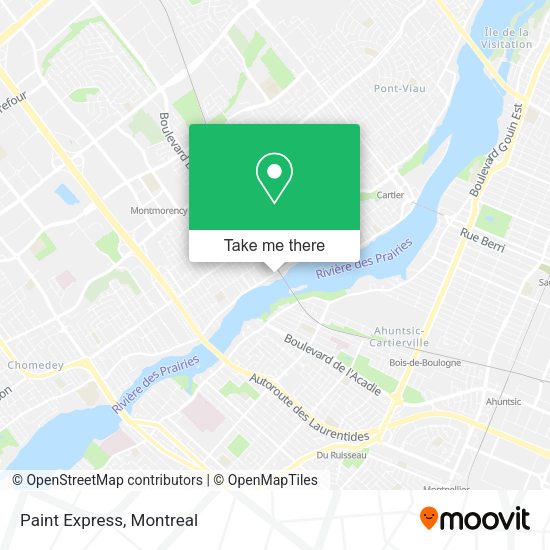 Paint Express map