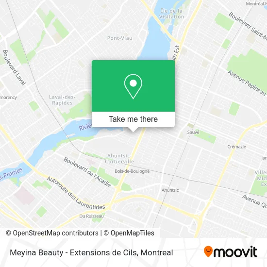 Meyina Beauty - Extensions de Cils map