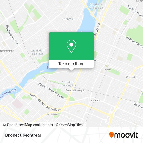 Bkonect map