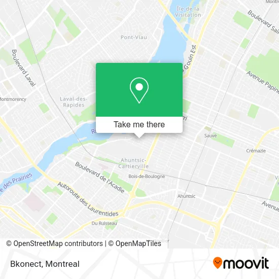 Bkonect map