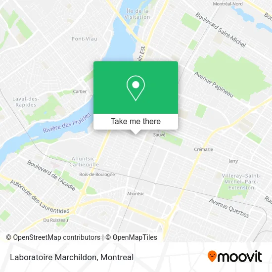 Laboratoire Marchildon map