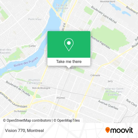Vision 770 map